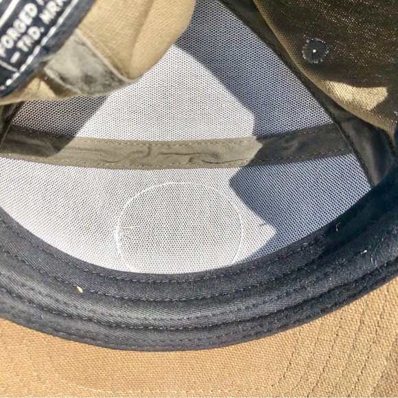 Iron & Resin 5 Panel Hat Strap Back Adjustable Adult OSFA - Picture 10 of 11